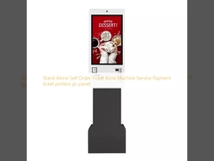 Tek başına kendi kendine sipariş bilet Kiosk Makine Hizmet Ödeme bilet yazıcılar pc panel