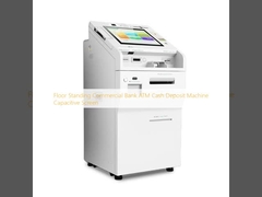 Yerde duran ticari banka ATM nakit para yatırma makinesi Kapasitif ekran