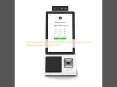 Kendine Hizmet Siparişi Ödemeler Kiosk Makine Ips LCD Kendine Sipariş Tablet Kiosk 10.1 inç