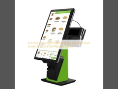21.5 İnç Lobi Self Servis Kiosk Kapasitif Dokunmatik Ekran Hepsi Bir Arada Self Ödeme Sistemi