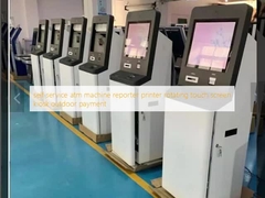 self servis atm makinesi rapor yazıcısı döner dokunmatik ekran kiosk dış mekan ödeme