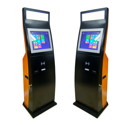 22 inç Dokunmatik Ekran Kendinden Ödeme Kiosk Nakit ve Madeni Para Kabul Makinesi