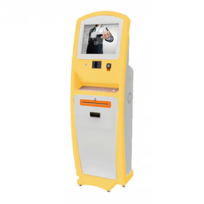 Kapalı Otomatik Bilet Otomatı Nakit Kredi Kartı Okuyucu Kiosk Makinesi