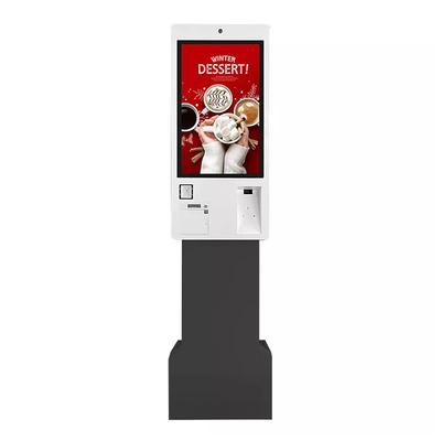 Stand Alone Self Order Bilet Kiosk Makinesi Servis Ödeme bileti yazıcıları pc paneli