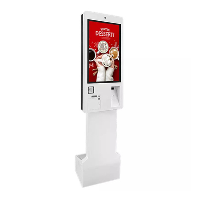 Stand Alone Self Order Bilet Kiosk Makinesi Servis Ödeme bileti yazıcıları pc paneli