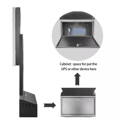Stand Alone Self Order Bilet Kiosk Makinesi Servis Ödeme bileti yazıcıları pc paneli