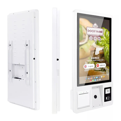 Dokunmatik Ekran Standları Dijital Self Servis Kiosk Ödeme Ödeme Siparişi Restoran Siparişi