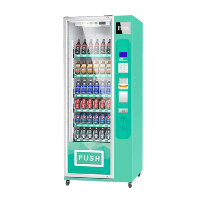 Dış Mekan İçin 32 İnç Soğuk İçecek Otomatı Kiosk Nakit ve Madeni Para Ödemesi