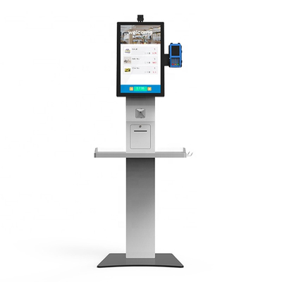 Kapalı İçin 24 İnç Kendinden Sipariş Check Out Kiosk Ödeme Pos Terminali Makinesi