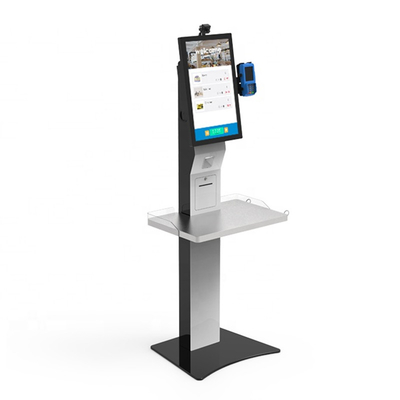 Kapalı İçin 24 İnç Kendinden Sipariş Check Out Kiosk Ödeme Pos Terminali Makinesi