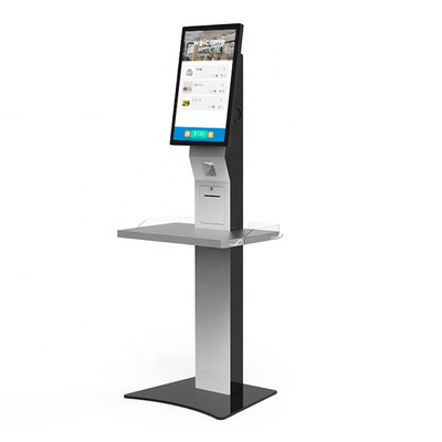 Kapalı İçin 24 İnç Kendinden Sipariş Check Out Kiosk Ödeme Pos Terminali Makinesi