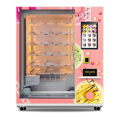 Kapalı için CCC FCC Salata Taze Gıda Otomatı Kiosk