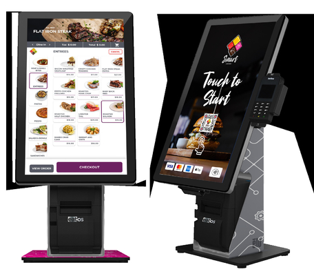 Restoran Ofisi Öğle Yemeği Yemekleri için 23 İnç Self Servis Kiosk