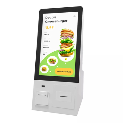 Restoran için Dokunmatik Ekran Kendinden Sipariş Kiosk Tablet Ödeme Makinesi