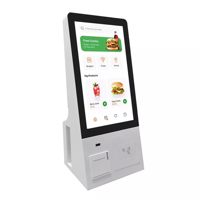 Restoran için Dokunmatik Ekran Kendinden Sipariş Kiosk Tablet Ödeme Makinesi
