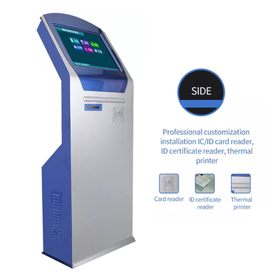 Dokunmatik Ekran Kendinden Biletleme Dispenseri Kiosk Temassız Ödeme Makinesi