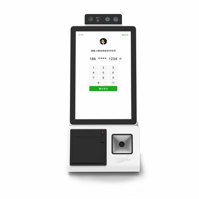 Kendine Hizmet Siparişi Ödemeler Kiosk Makine Ips LCD Kendine Sipariş Tablet Kiosk 10.1 inç