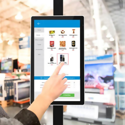 HD Kamera Self Servis Kiosk Havalimanı Süper Market Ödeme