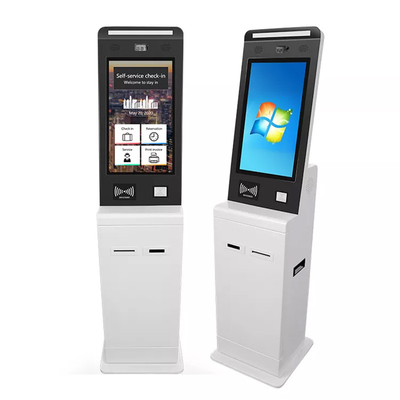 Otel Kiosk Makinesinde 24 İnç Dokunmatik Ekran Self Servis Kiosk Check