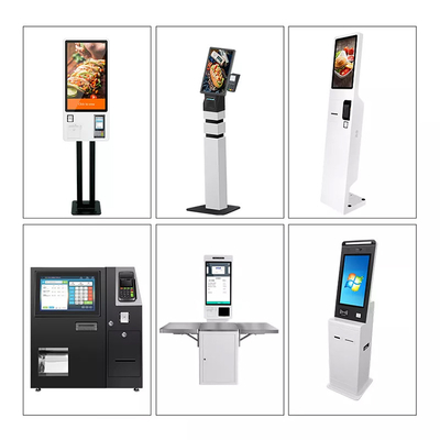 Otel Kiosk Makinesinde 24 İnç Dokunmatik Ekran Self Servis Kiosk Check