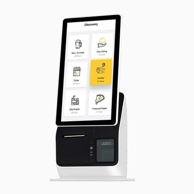 Dokunmatik ekran self servis sipariş fatura ödeme bağımsız self servis kiosk