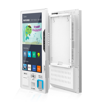 Self servis ödeme kiosk makinesi sipariş siparişi ödeme