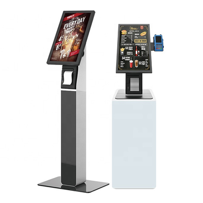 İç Mekan için Dokunmatik Ekran Self Servis Kiosk Kendinden Sipariş Ödeme Makinesi