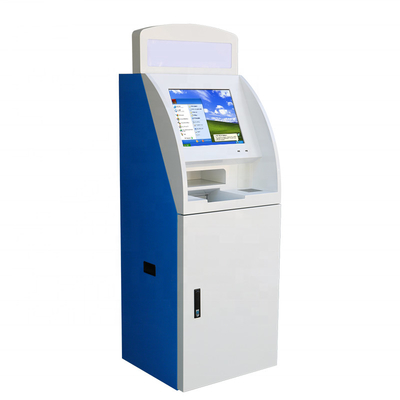 Self Servis LCD Bilet Kiosk Otomatik Dokunmatik Ekran Ödeme Makinesi