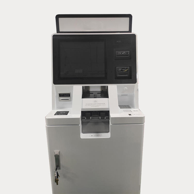 Akıllı Para Çekme ATM Makinesi Para Yatırma ve Çekme Bankası Ekran Kabini