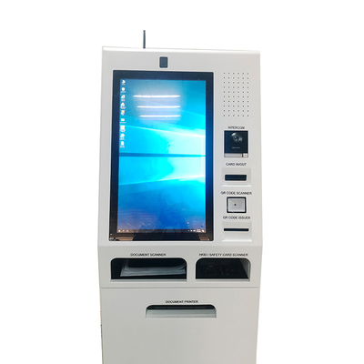 Zemin Ayaklı 19 İnç A4 Baskı Self Servis Belge Tarayıcılı Kiosk