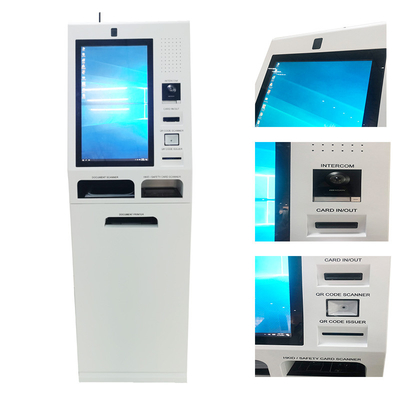 Zemin Ayaklı 19 İnç A4 Baskı Self Servis Belge Tarayıcılı Kiosk