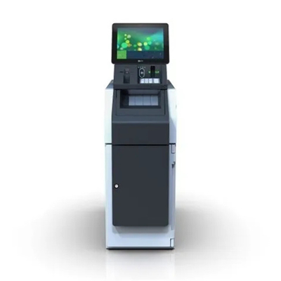 Kompakt Ayak İzi Para Yatırma Makinesi 17 İnç Dokunmatik Ekran Bankamatik Kiosk