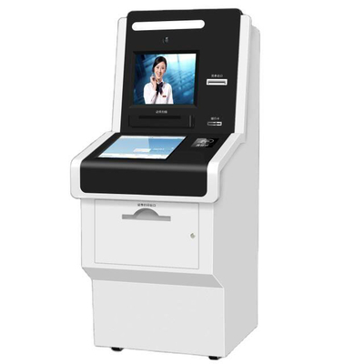 Kapalı 8ms Self Servis Kiosk ATM Bankacılığı Sanal Vezne Makinesi