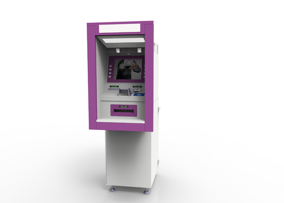 22 İnç Duvar Tipi ATM Makinesi Otomatik Para Çekme Makinesi