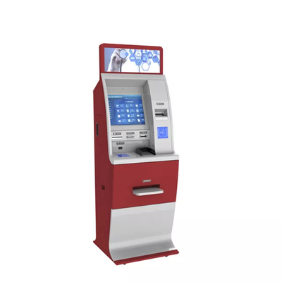 Süpermarket Bankası için Dokunmatik Ekran Self Servis Kiosk Nakit Ödeme Makinesi