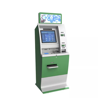 Süpermarket Bankası için Dokunmatik Ekran Self Servis Kiosk Nakit Ödeme Makinesi