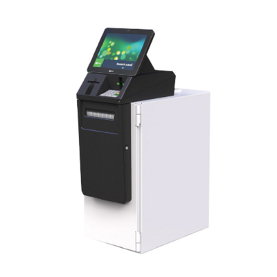 Banka Çek Kiosk Ödemeleri İçin Dokunmatik Ekran Para Yatırma Makinesi