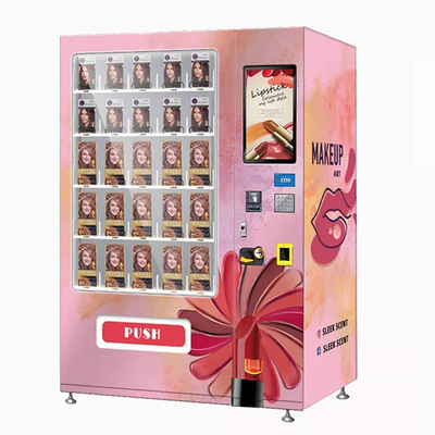 Otomatik Satış Makinesi Kiosk Dudak Rengi Saç Boyası Güzellik Bakım Ürünleri 19 Inç Dokunmatik Ekran