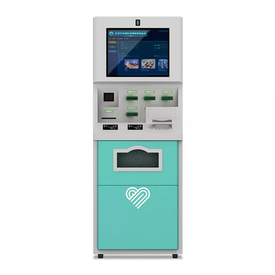 Otel için Kırmızı Beyaz 8ms 64GB ROM Atm Otomatik Vezne Makinesi