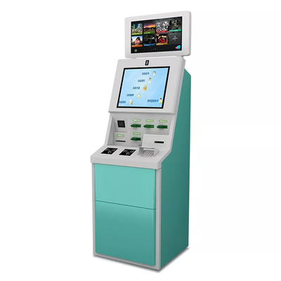 Otel için Kırmızı Beyaz 8ms 64GB ROM Atm Otomatik Vezne Makinesi