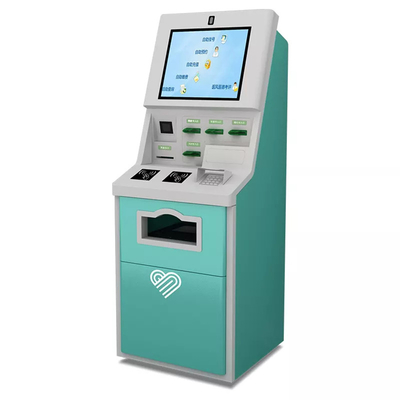 Otel için Kırmızı Beyaz 8ms 64GB ROM Atm Otomatik Vezne Makinesi