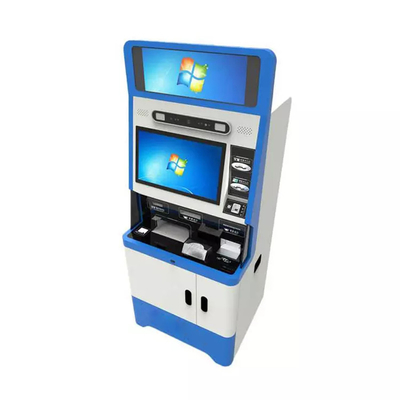 Banka Trafik Sistemlerinde 128GB Tek Ekran ATM Para Çekme Makinesi