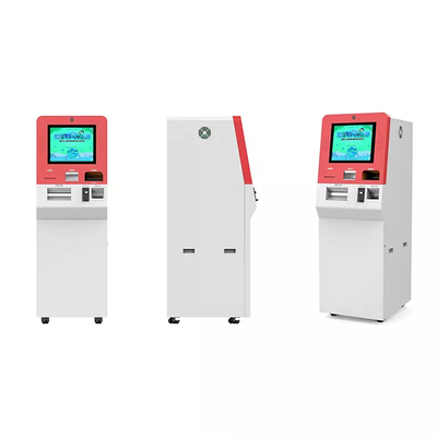 havaalanı 19 inç CPU i5 256G Atm Nakit Para Yatırma Makinesi Otomatik Vezne Makinesi