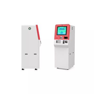 havaalanı 19 inç CPU i5 256G Atm Nakit Para Yatırma Makinesi Otomatik Vezne Makinesi