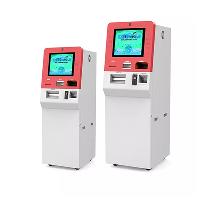 havaalanı 19 inç CPU i5 256G Atm Nakit Para Yatırma Makinesi Otomatik Vezne Makinesi