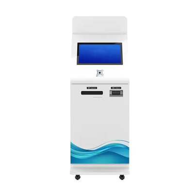 Parmak İzi Self Servis Atm Para Yatırma Makinesi Para Sayma Makinesi Kiosk Otomatik Vezne
