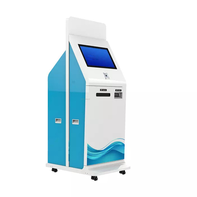 Parmak İzi Self Servis Atm Para Yatırma Makinesi Para Sayma Makinesi Kiosk Otomatik Vezne
