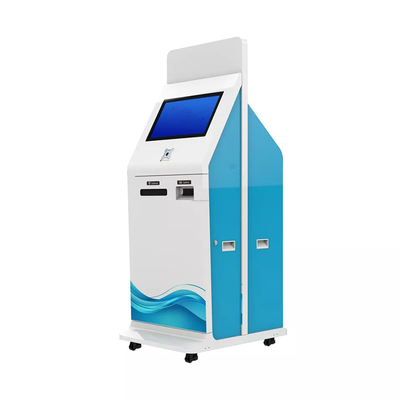 Parmak İzi Self Servis Atm Para Yatırma Makinesi Para Sayma Makinesi Kiosk Otomatik Vezne