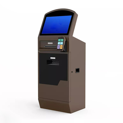Parmak İzi Self Servis Atm Para Yatırma Makinesi Para Sayma Makinesi Kiosk Otomatik Vezne