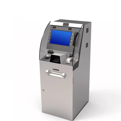 Parmak İzi Self Servis Atm Para Yatırma Makinesi Para Sayma Makinesi Kiosk Otomatik Vezne